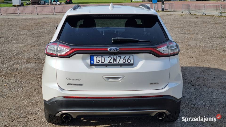 Ford Edge 35 V6 FWD 2018 biała perła centralny zamek Gdańsk