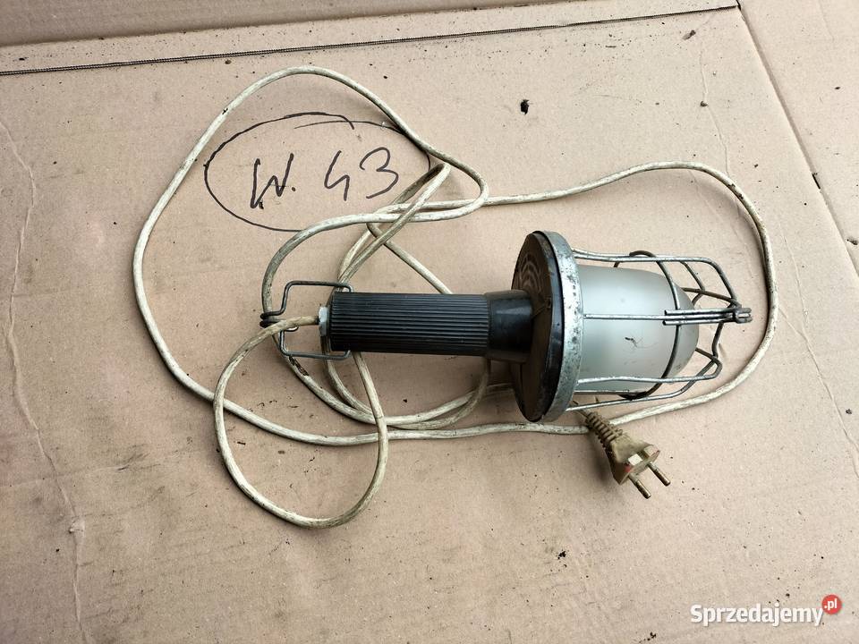 LAMPA WARSZTATOWA PRZENOŚNA PRL lubelskie Kamień-Kolonia