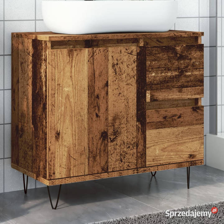 Szafka pod umywalkę stare drewno 65x33x60 Warszawa