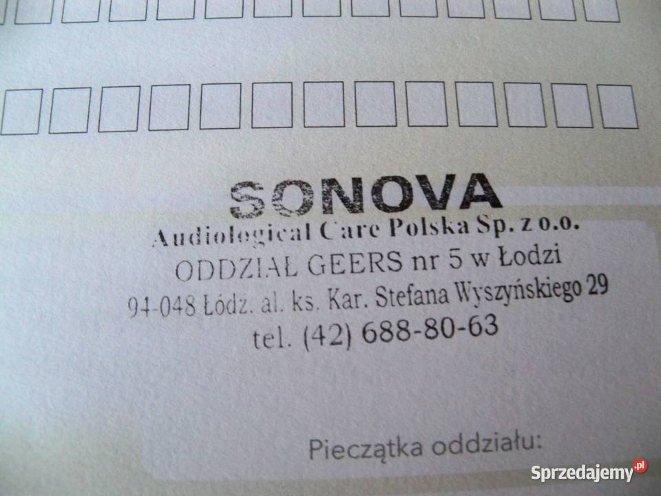 Aparat sluchowy AudioNova B3R Lewy Ładowarka Urządzenia Łódź