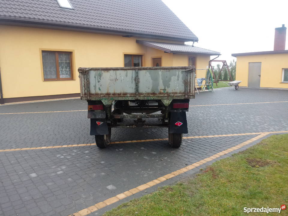Przyczepa Autosan d44a dokumenty do remontu nieuszkodzony Maszyny rolnicze