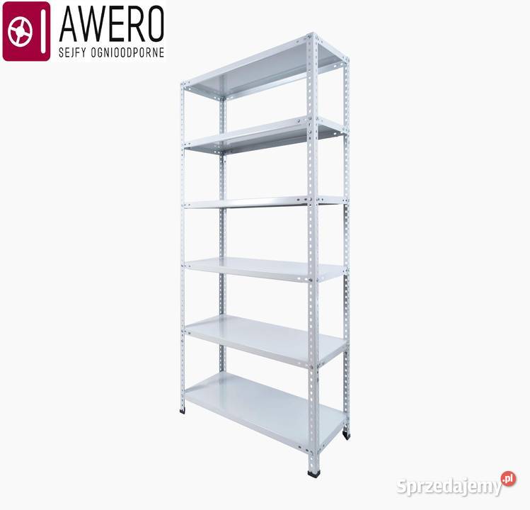 Regały metalowe skręcane do magazynu archiwum Łódź