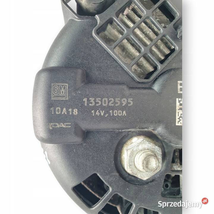 ALTERNATOR Opel Astra J Zafira B 16 16V 13502595 Chełm