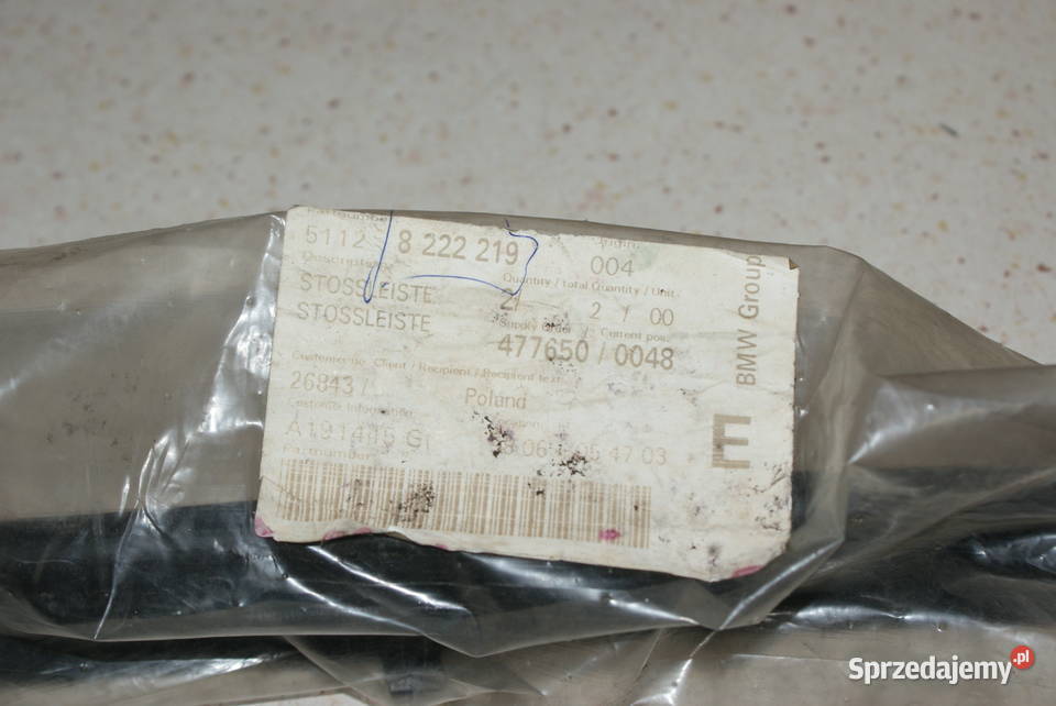 Listwa zderzaka tylna lewa BMW E39 51 12 8 222 Białobrzegi