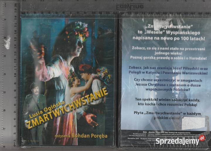 Zmartwychwstanie Lusia Ogińska reżBPoręba DVD DVD Pruszków