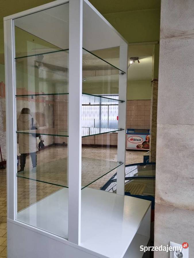 Witryna spożywcza szafa szafka regał biała łódzkie Jaroszki sprzedam