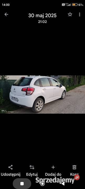 Sprzedam Citroen C3 16 diesel 75 koni opolskie Grodków sprzedam