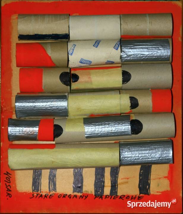 Abstrakcja Collage Wojciech Sarnecki łódzkie Łódź