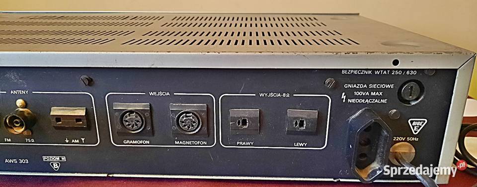 Amplituner stereo Tosca 303 radio srebrna Audio Ostrów Wielkopolski