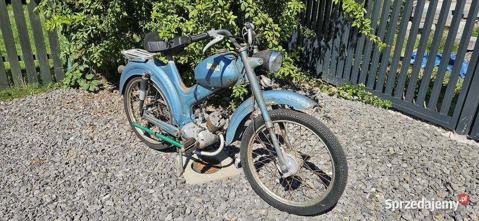 Zabytkowy motorower Bianchi Falco zamiana łańcuch śląskie