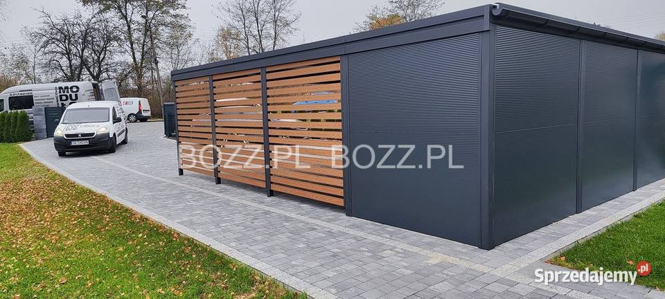 Wiata garażowa na 2 samochody z pomieszczeniem śląskie Katowice