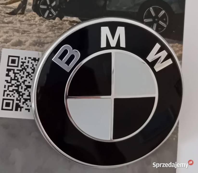 Czarny Emblemat Znaczek Logo do BMW 51148132375 wielkopolskie Poznań