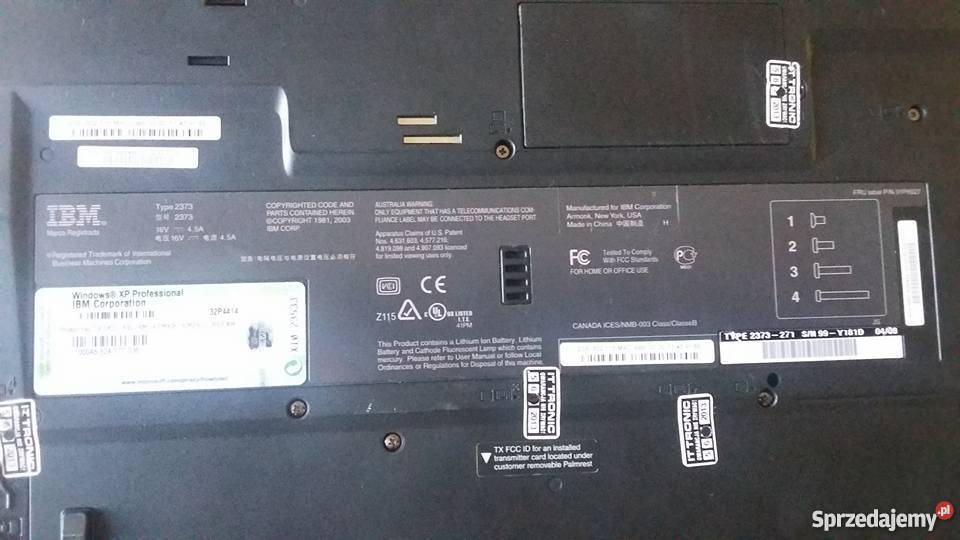 Laptop IBM thinkpad T41 sprzedam