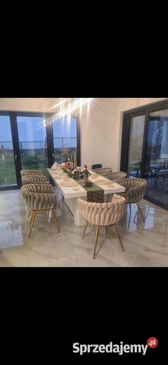 Krzesło plecione bezowe hit Pęcice Małe