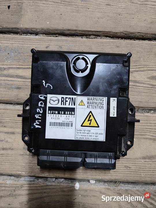 Sterownik silnika Mazda 5 RF7N mazowieckie Łagów