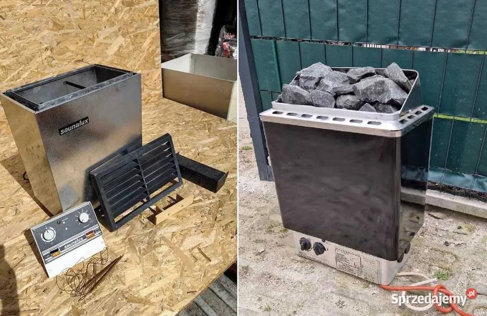 Piec Do Sauny ze Sterownikiem Saunalux Sauna Baseny, balie i sauny Zielona Góra
