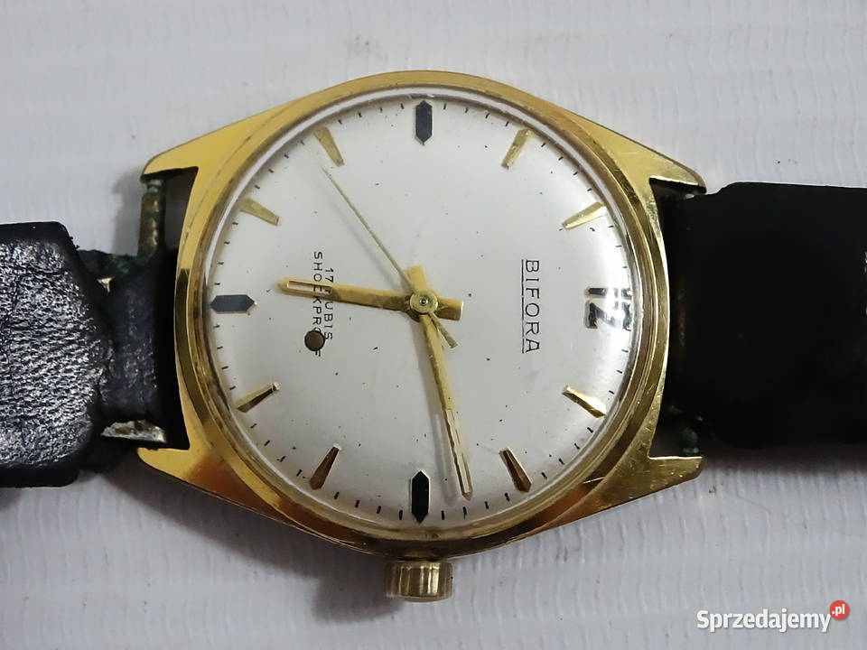Unikatowy zegarek BIFORA 17 Rubis Vintage lata