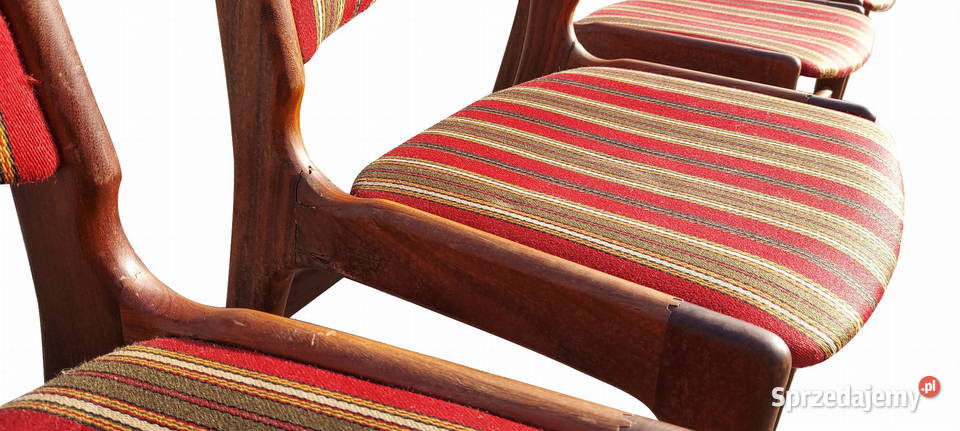 DUŃSKIE KRZESŁA LATA 60 KOMPLET zachodniopomorskie Szczecin