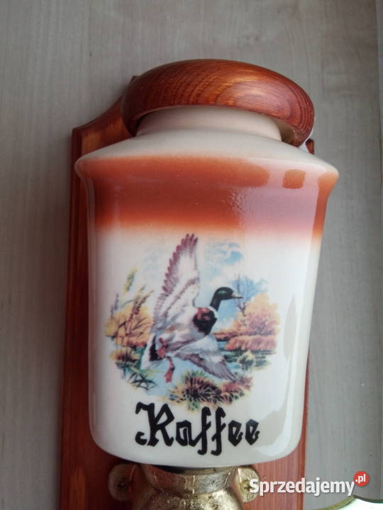 Młynek do kawy z kaczorem wiszący