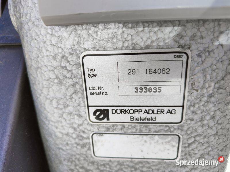 Stębnówka Durkopp Adler 291 Tapicerka Servo 230V Wałbrzych sprzedam
