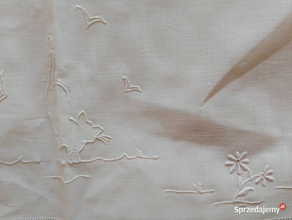 Nakrycie na łóżeczko KAPA cienka płócienna Oborniki sprzedam