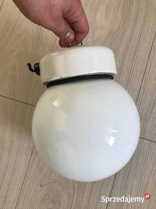 Lampa z kloszem kulą 18 wisząca zewnętrzna Kielce sprzedam