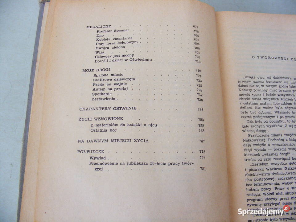 Nałkowska Dzienniki czasu wojny Pisma wybrane Oborniki Śląskie