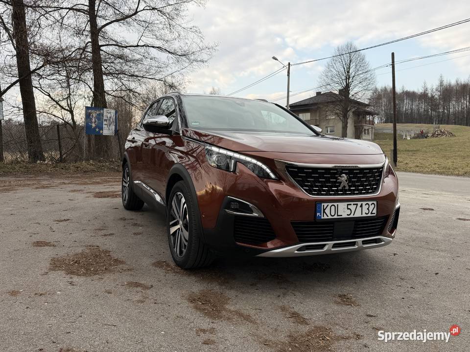 Peugeot 3008 BlueHDi 180 Stop Start EAT8 GT Rok produkcji 2018 małopolskie Wolbrom