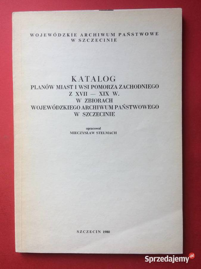 3026 Katalog Planów Miast I Wsi Pomorza Zach Szczecin sprzedam