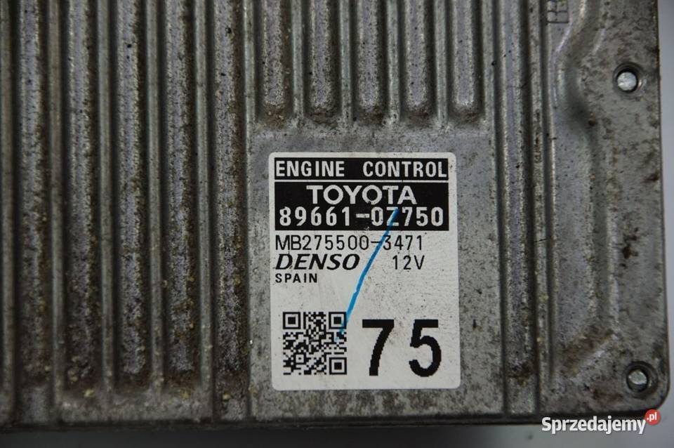 KOMPUTER SILNIKA ECU TOYOTA AURIS II 896610Z750 Lipno sprzedam