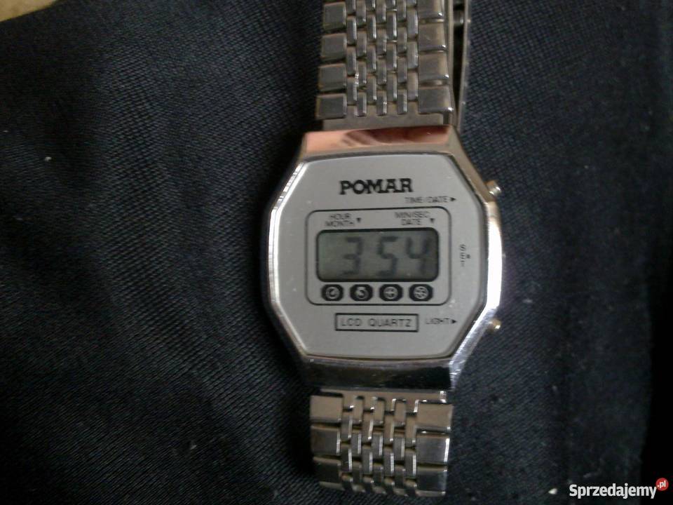 POMAR elektroniczny zegarek z lat 80tych