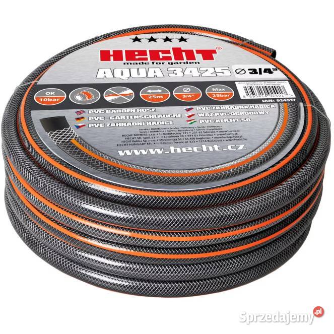 HECHT AQUA 3425 WĄŻ OGRODOWY SZLAUF SZLAUCH 25M Węże Opalenica