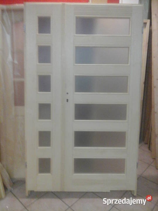 Prawdziwe drzwi drewniane sosnowe lite małopolskie Wieliczka