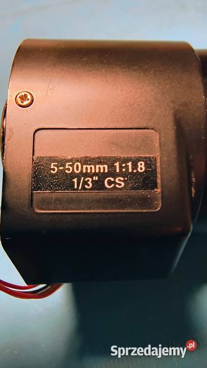 Obiektyw kamery monitoringu