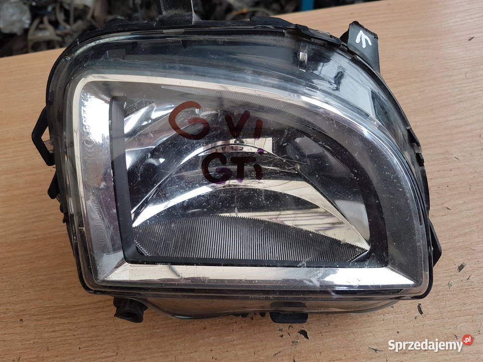 VW GOLF VI GTI HALOGEN LEWY SZKLO HALOGENU osobowe wielkopolskie Turkowice