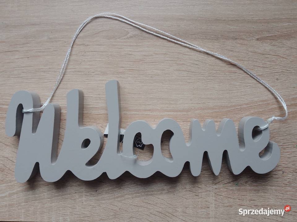 Zawieszka dekoracja drzwi Welcome Chrzanów