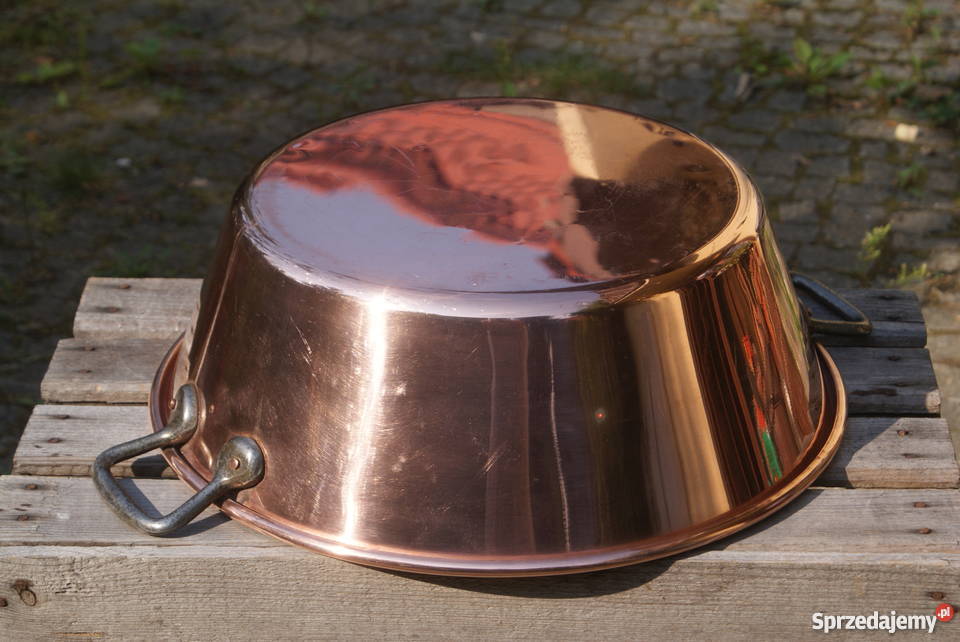 Miedziany garnek gar do smażenia konfitury poj mazowieckie Warszawa