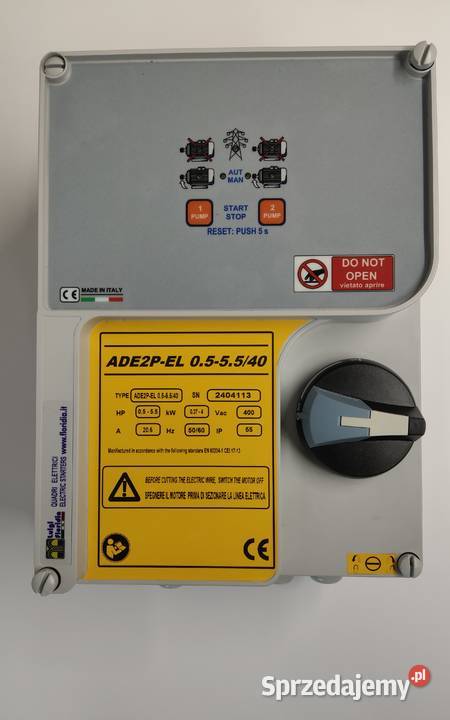 trójfazowy kontrolersterownik 2pomp 2x0754kw Limanowa