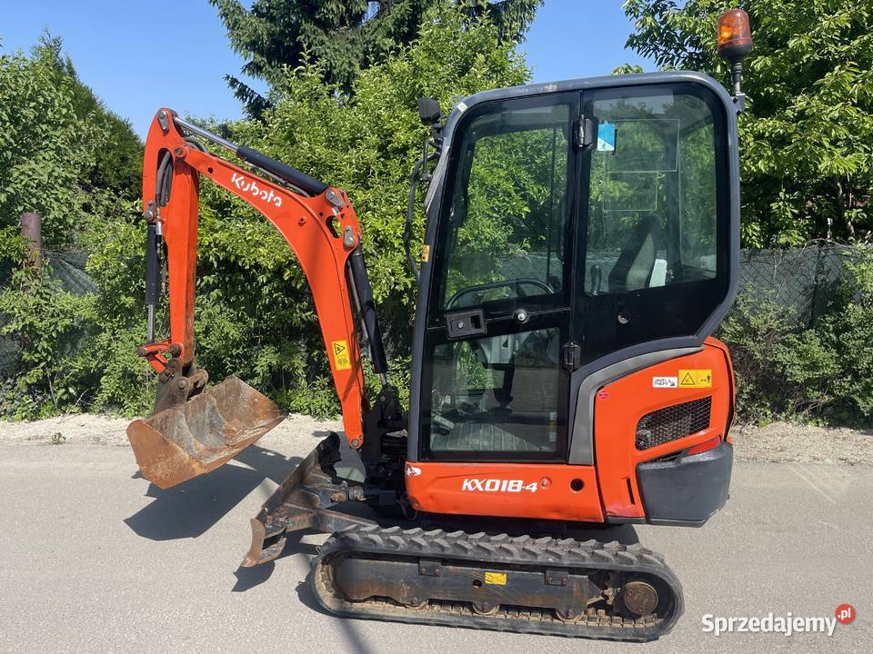 Minikoparka Kubota KX18 Rok produkcji 2016