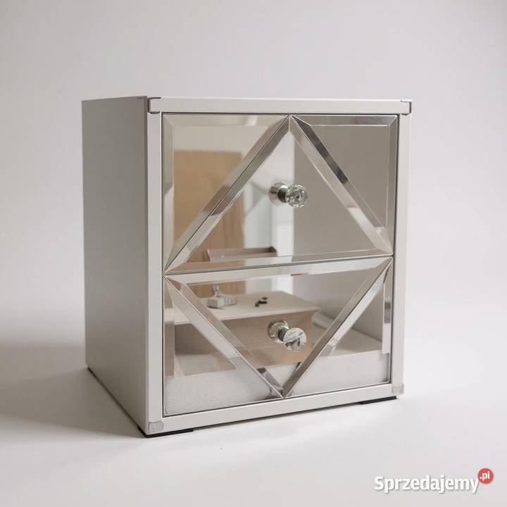 Stolik nocny glamour z lustra lustrzany Okazja Kępno