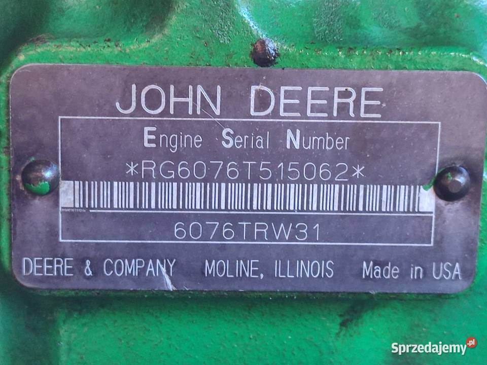 JOHN DEERE 6076TRW31 Wilkowo