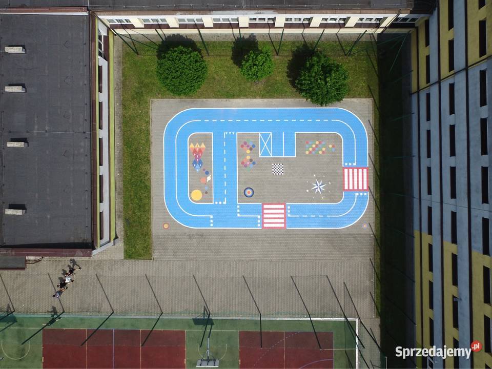 Stacjonarne miasteczko rowerowe BIG0 z zieloną Sklep Szczecin