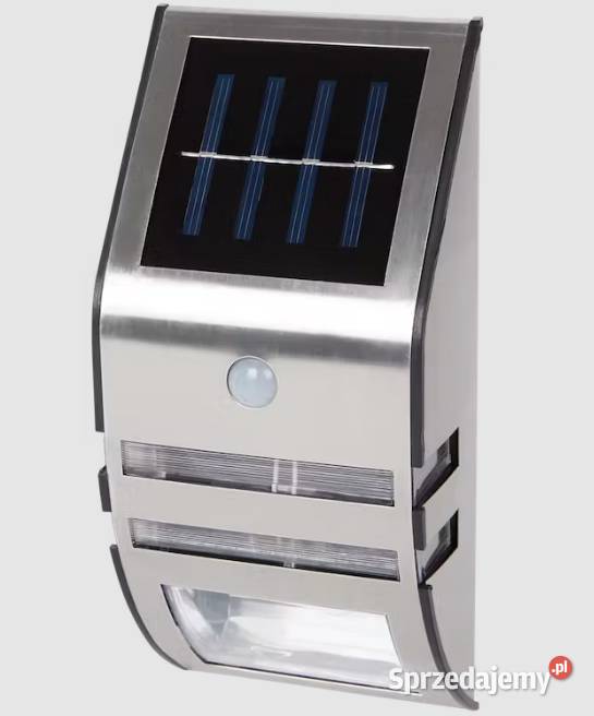 Solarna lampa ścienna z czujnikiem ruchu NOWA Syców