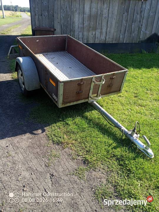 Sprzedam Przyczepkę BOCKMANN Dmc 650 450kg Opatówek