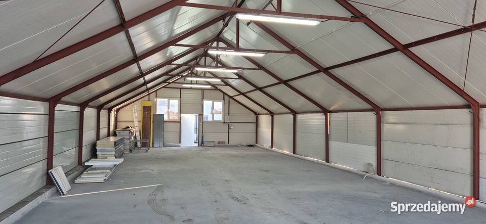 Nieruchomość działka 8500m dom 200m hala 900m
