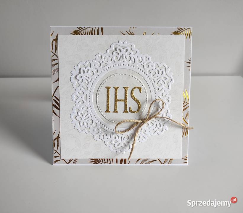 Kartka ręcznie robiona na Komunię Świętą Łódź sprzedam