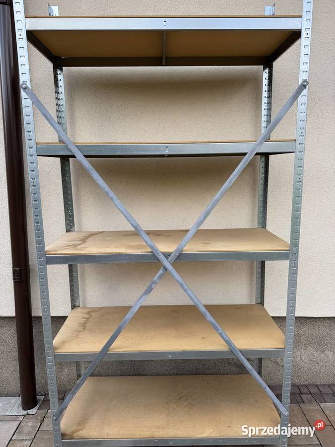 Regał metalowy 5 półek świętokrzyskie Miedziana Góra sprzedam