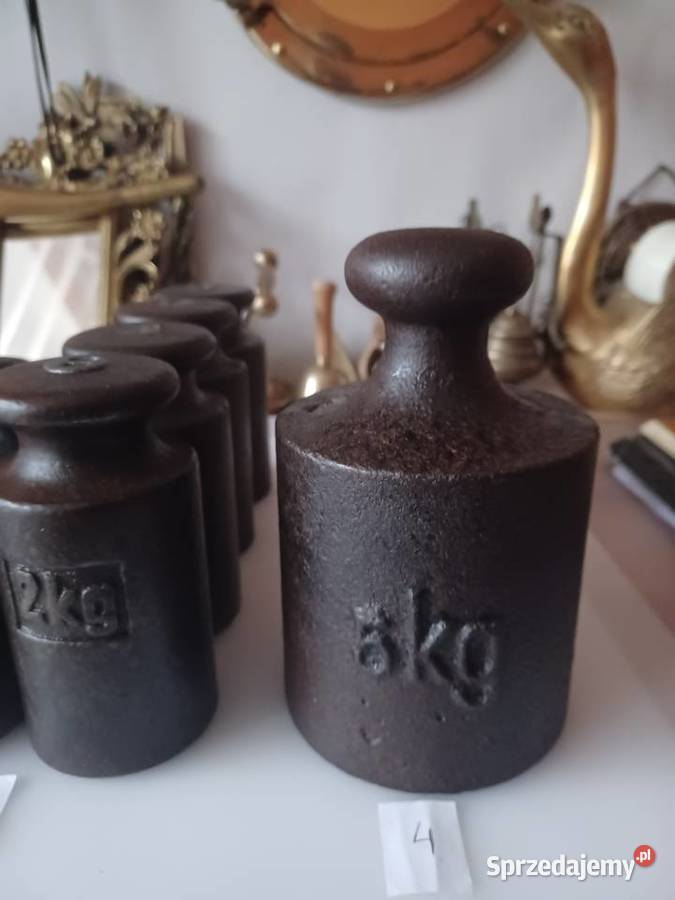 Stare metalowe odważniki Poznań