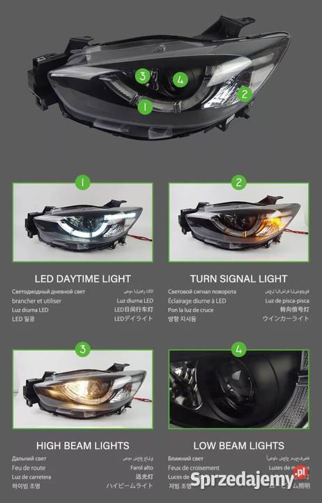 NOWE lampy przednie lampa przód Mazda CX5 CX5 KE Bełchatów