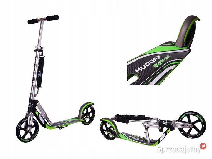 Hulajnoga Hudora Składana Big Wheel Gs 205 zielony sprzedam